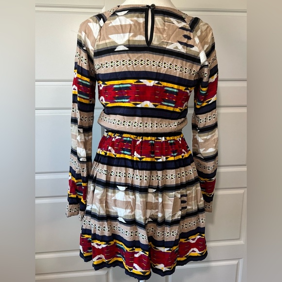 Long Sleeve Dress - Elastic Waist, Striped, Casual, Colorful - Size Unknown - Picture 4 of 6